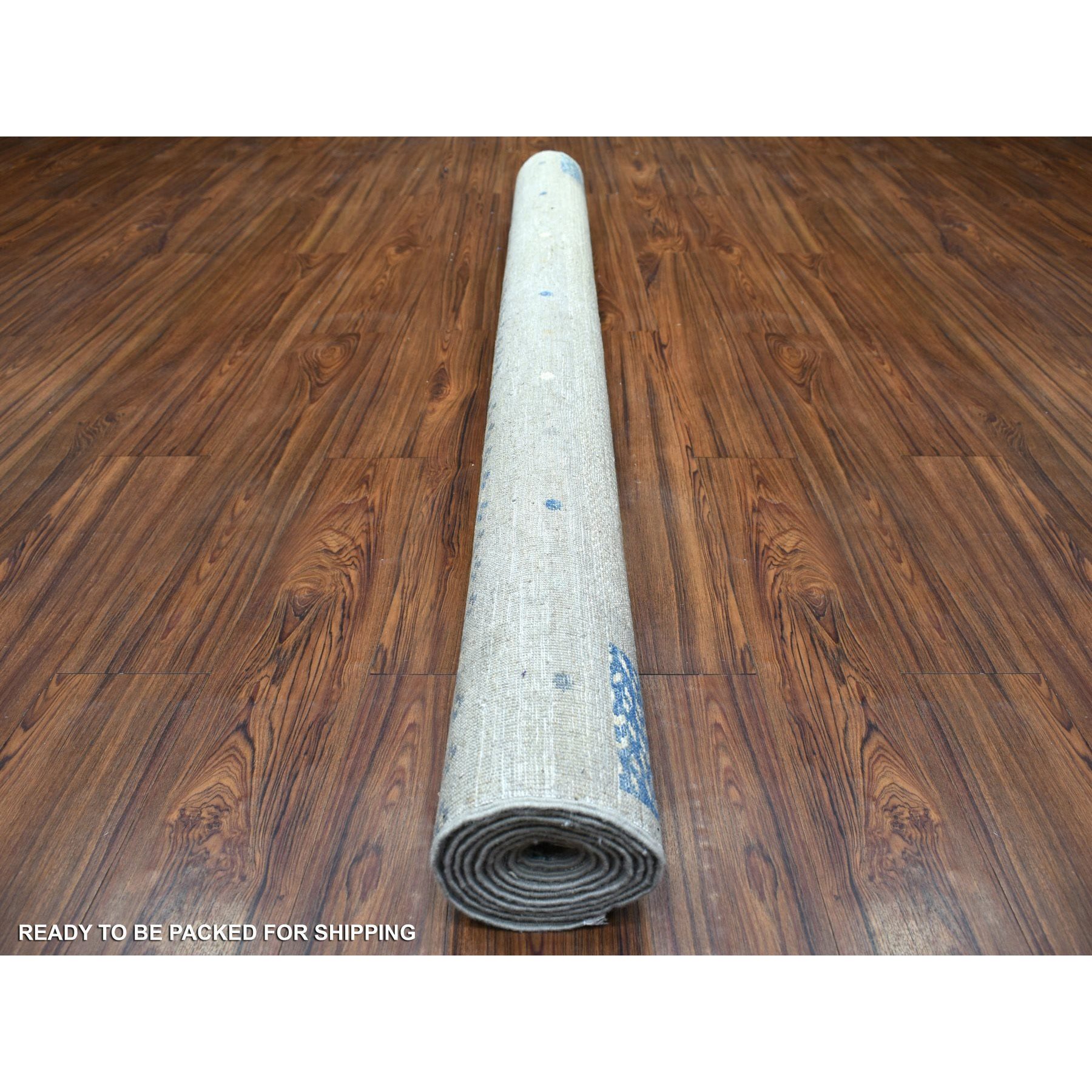 6'1"x9' Light Gray, Fine Weave Extra Soft Wool, Hand Knotted Afghan Kashkuli Gabbeh Design, Natural Dyes, Oriental Rug HR72067 - Image 5