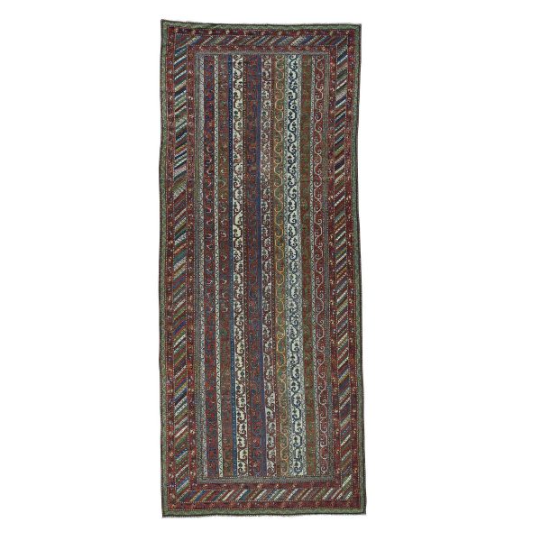 6'5"x15'6" Multicolored Antique Northwest Persian With Shawl Design Wide Runner Rug HR34421