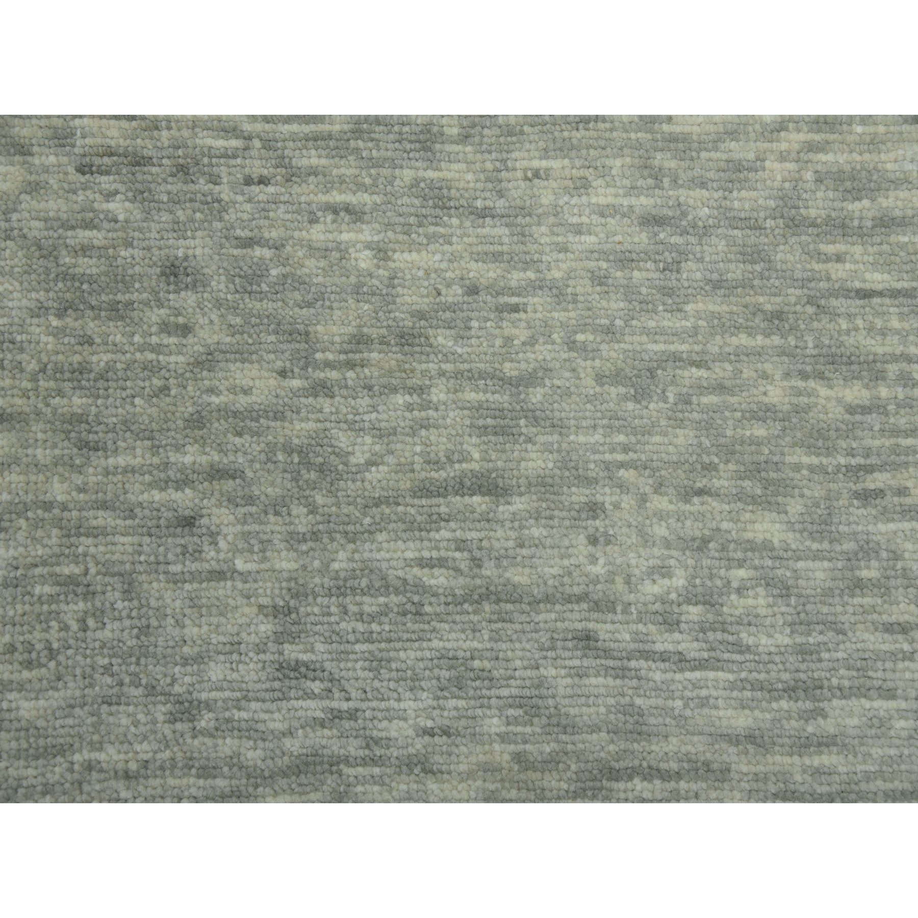 10'x14' Camouflage Green, 100% Wool Hand Knotted, Geometric Art Nouveau Collection, Oriental Rug HR79416 - Image 8