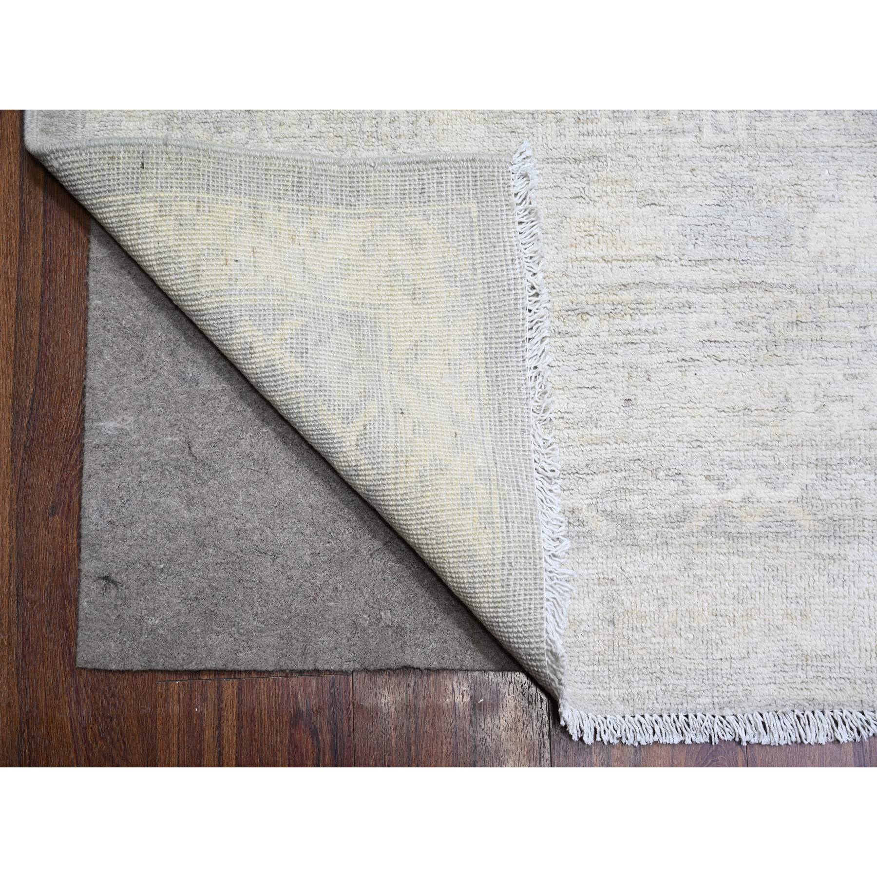 12'x14'3" Marian Blue, Stone Washed Peshawar Natural Dyes, Pure Wool Hand Knotted, Oversized Oriental Rug HR74177 - Image 5