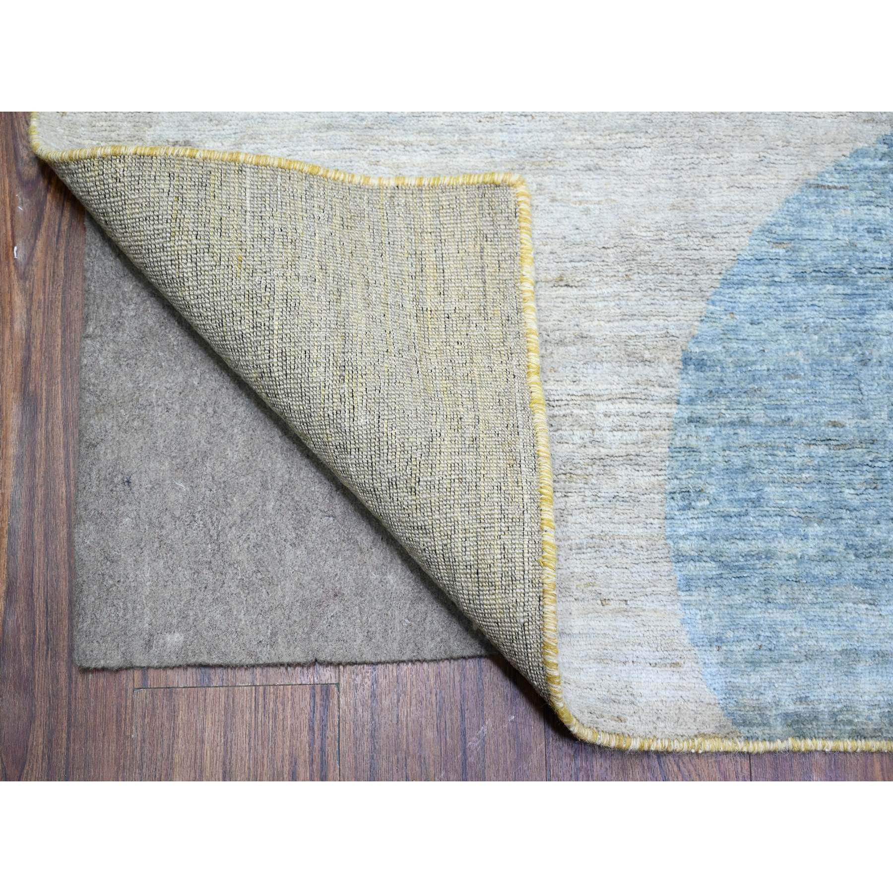 9'x12' Colorful, The Circles Design Vegetable Dyes, 100% Wool Hand Knotted, Oriental Rug HR74294 - Image 5