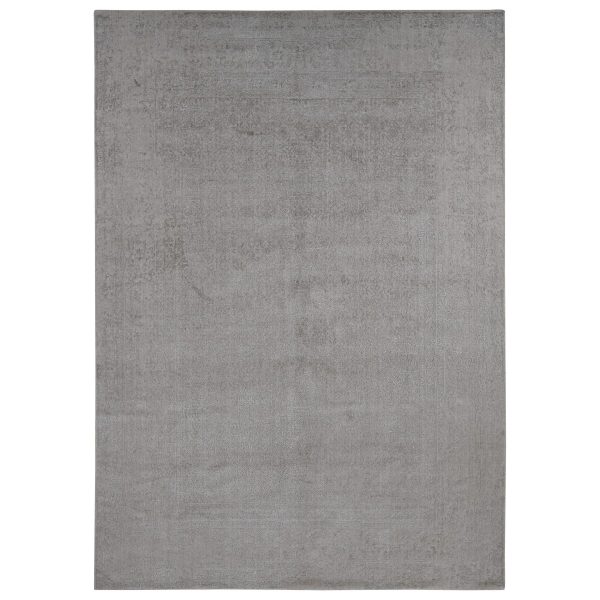 9'10"x14'1" Taupe, Thick, Soft and Plush, Tone on Tone, Fine Jacquard Loomed Weave, Wool and Silk, Intricate and Erased Persian Design, Oriental Rug HR80849