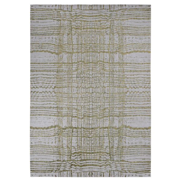 9'9"x14'2" Flint Gray, Modern Fine Jacquard Hand Loomed, Criss Cross Design, Wool and Silk, Oriental Rug HR87580