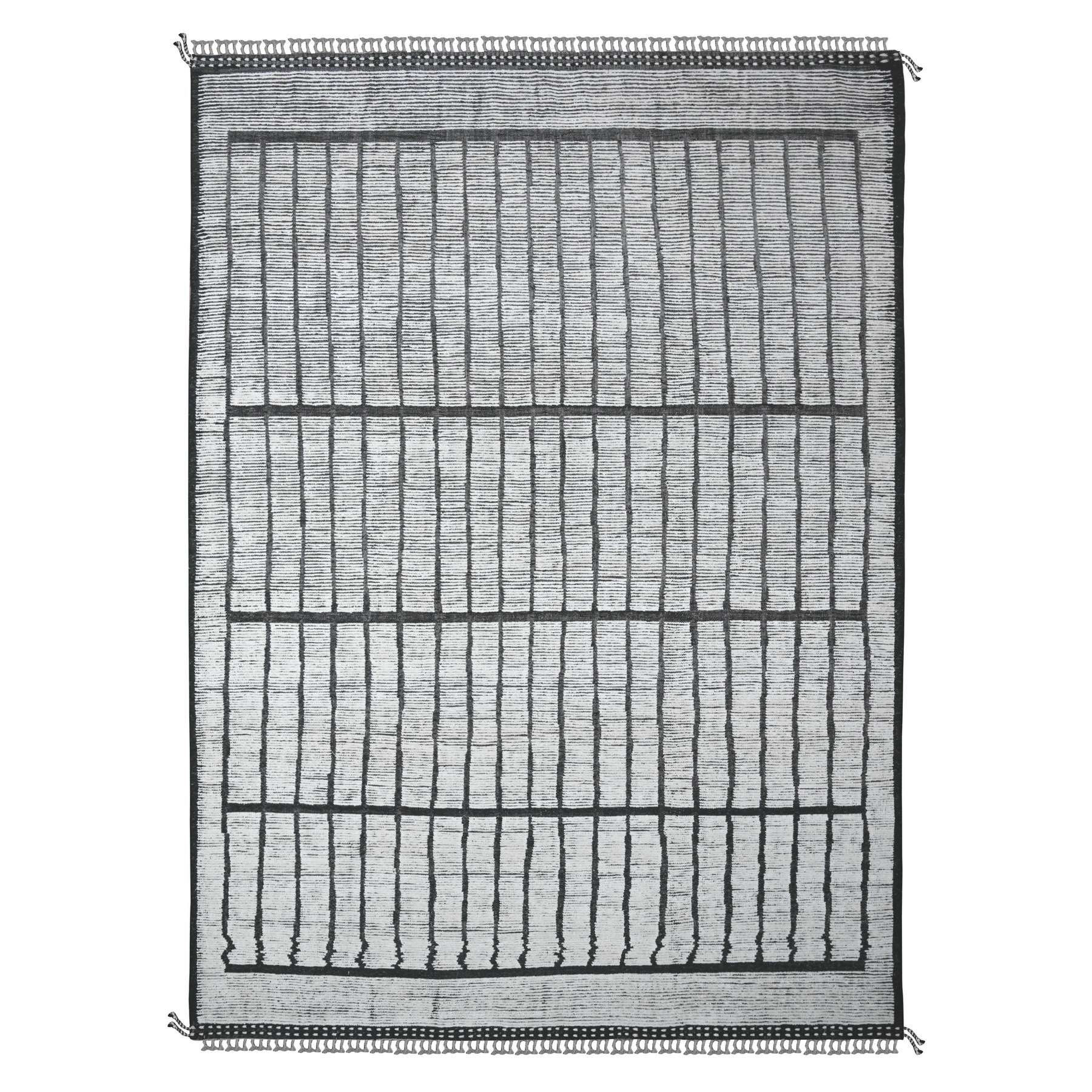 10'x14' Whitetail, Hand Knotted Moroccan Weave Oulad Bousbaa With Segment Design, All Wool, Vegetable Dyes, Oriental Rug HR89315