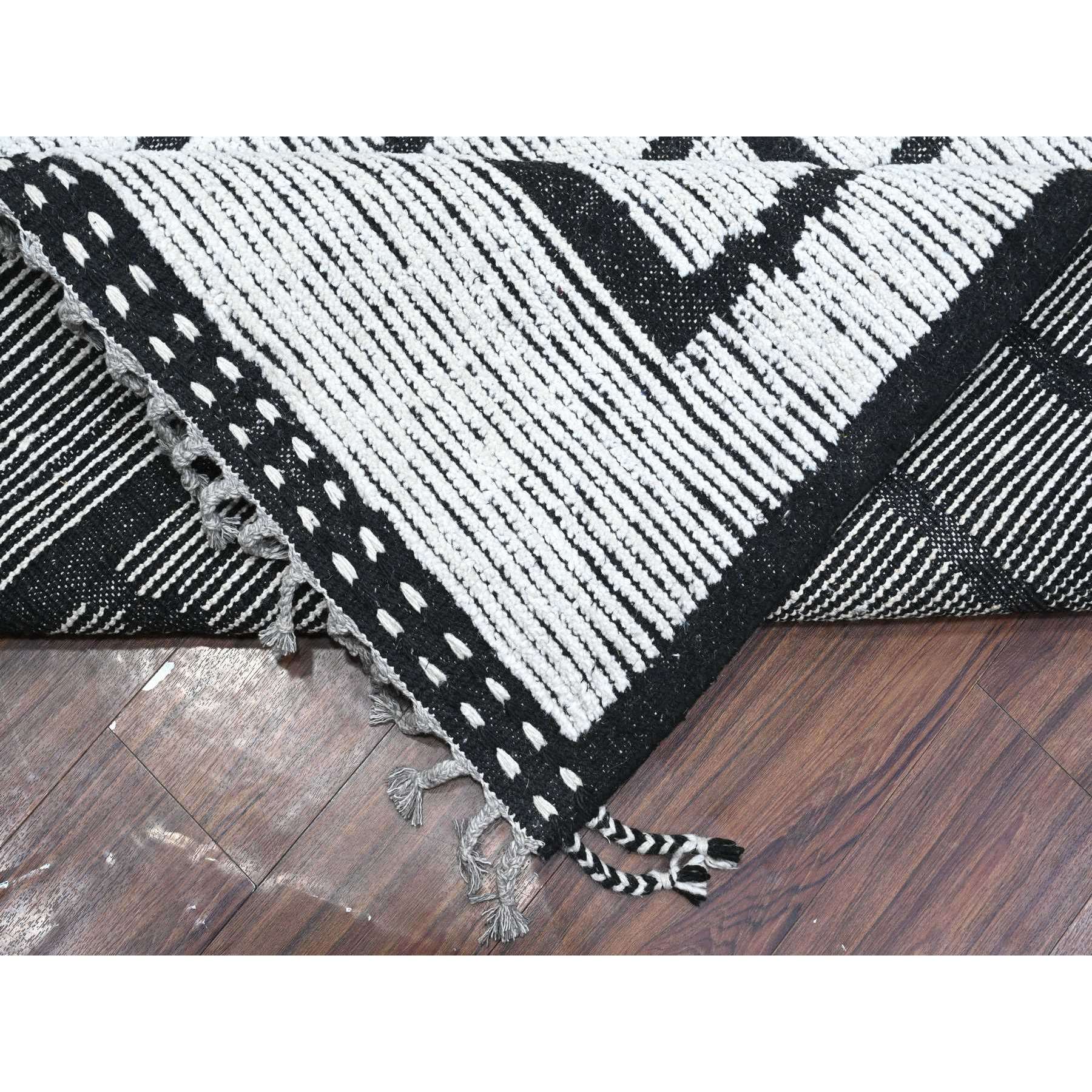 10'x14' Whitetail, Hand Knotted Moroccan Weave Oulad Bousbaa With Segment Design, All Wool, Vegetable Dyes, Oriental Rug HR89315 - Image 6