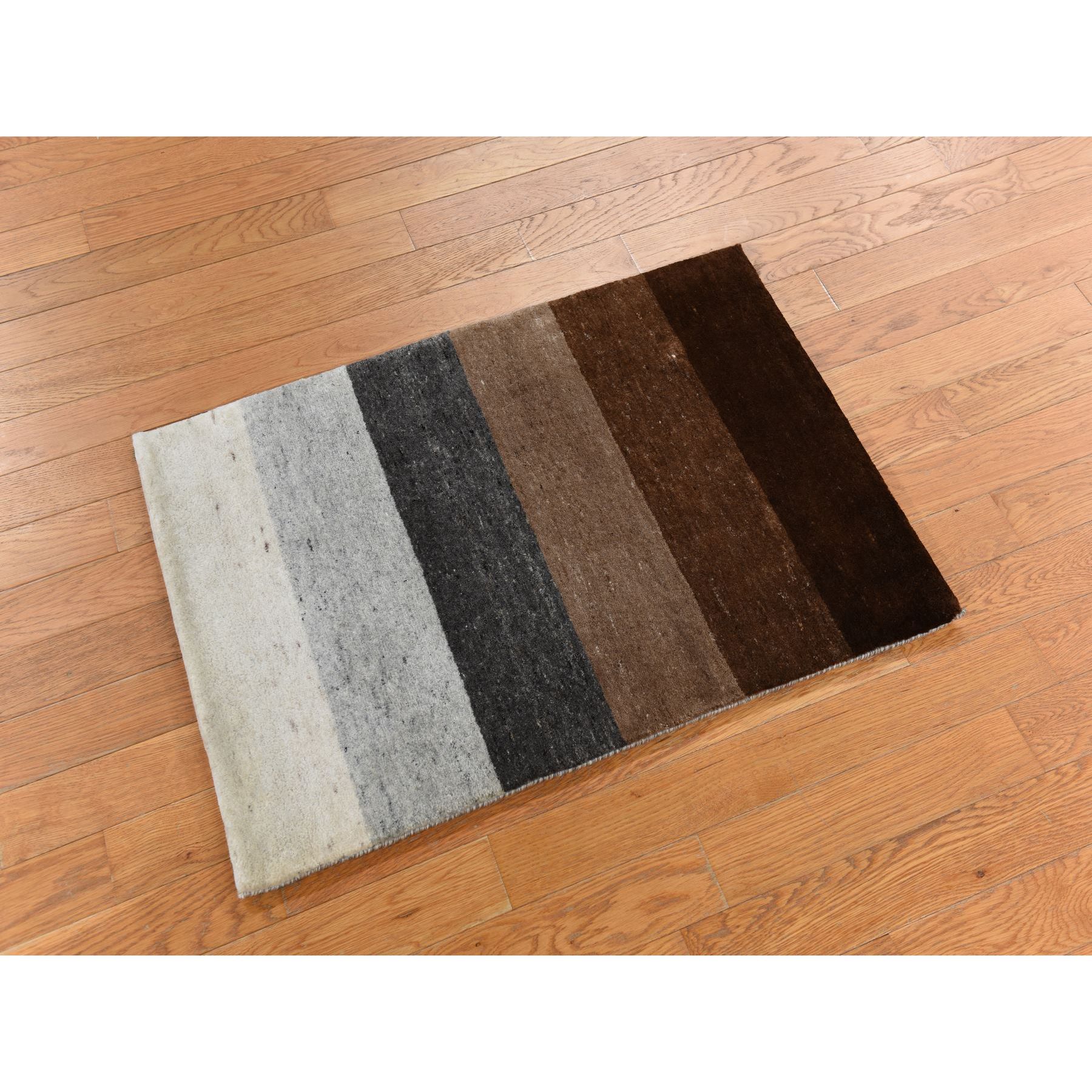 2'x3' Colorful, Sample Blanket Design Code, Pure Alpaca Unmixed Wool, Hand Knotted, Super Soft and Fine to the Touch, Mat, Oriental Rug HR78341 - Image 2