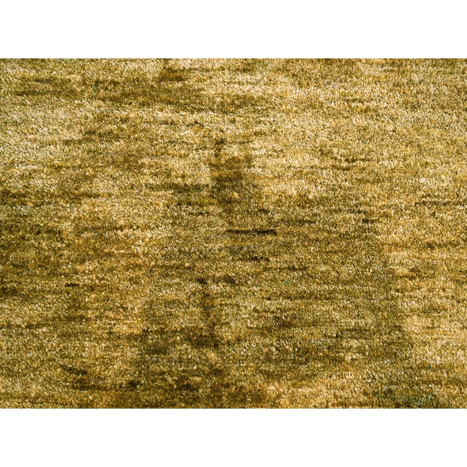 9'x12'1" Copper Brown, Plain Solid Design, Soft to the Touch, Pure Sari Silk, Lush and Plush, Hand Knotted, Oriental Rug HR76072 - Image 8
