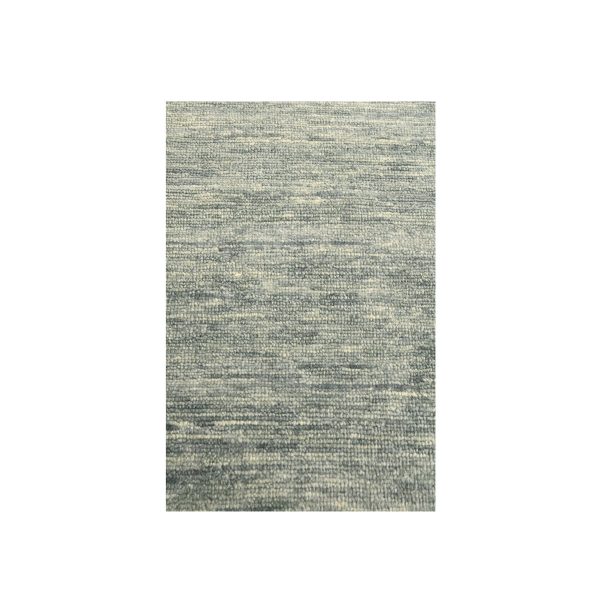 2'x3' Pastel Gray, Plain Solid Design, Pure Wool, Sample, Strike Off, Hand Knotted, Mat, Oriental Rug HR76097