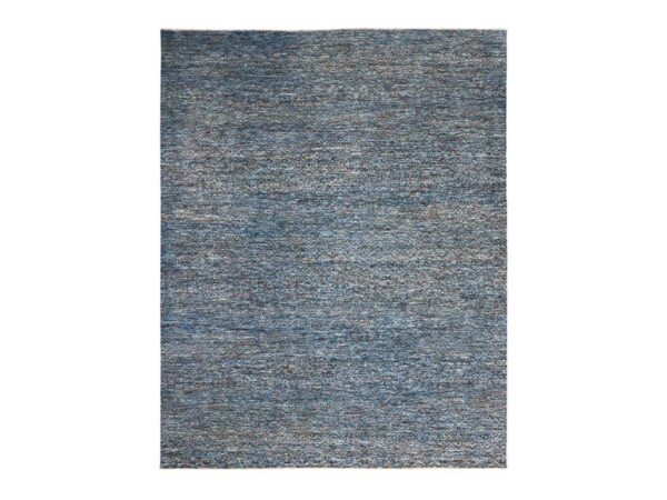 8'x10'1" Aegean Blue, Kohinoor Herat Pattern, Small Geometric Repetitive Diamond Design, Soft Wool, Tone On Tone, Hand Knotted, Oriental Rug HR76567