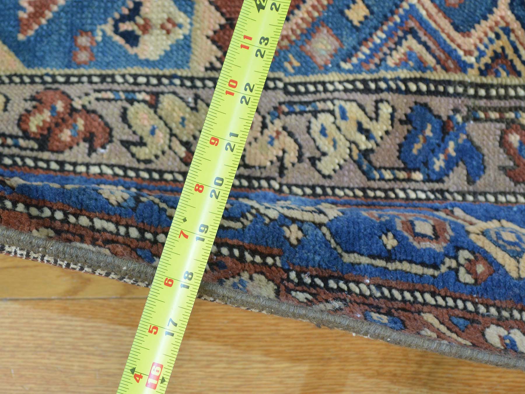 3'7"x14'2" Rust Red Antique North West Persian Even Wear Wide Runner Oriental Rug HR27175 - Image 3