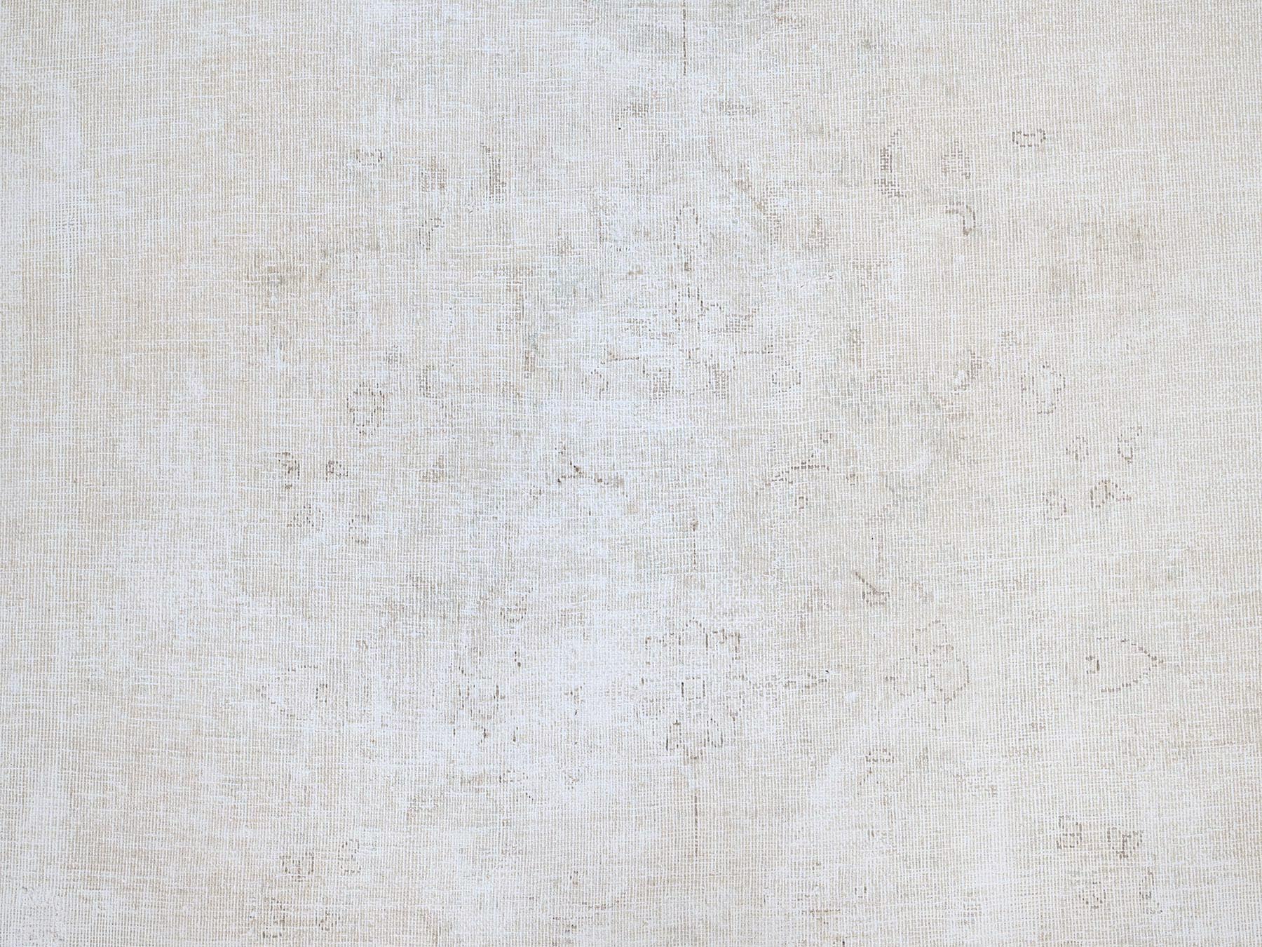 8'2"x11'8" Alice Blue, Vintage Persian Kerman, Evenly Worn, 100% Wool, Hand Knotted, Cleaned with Sides and Edges Professionally Secured, Oriental Rug HR85523 - Image 8