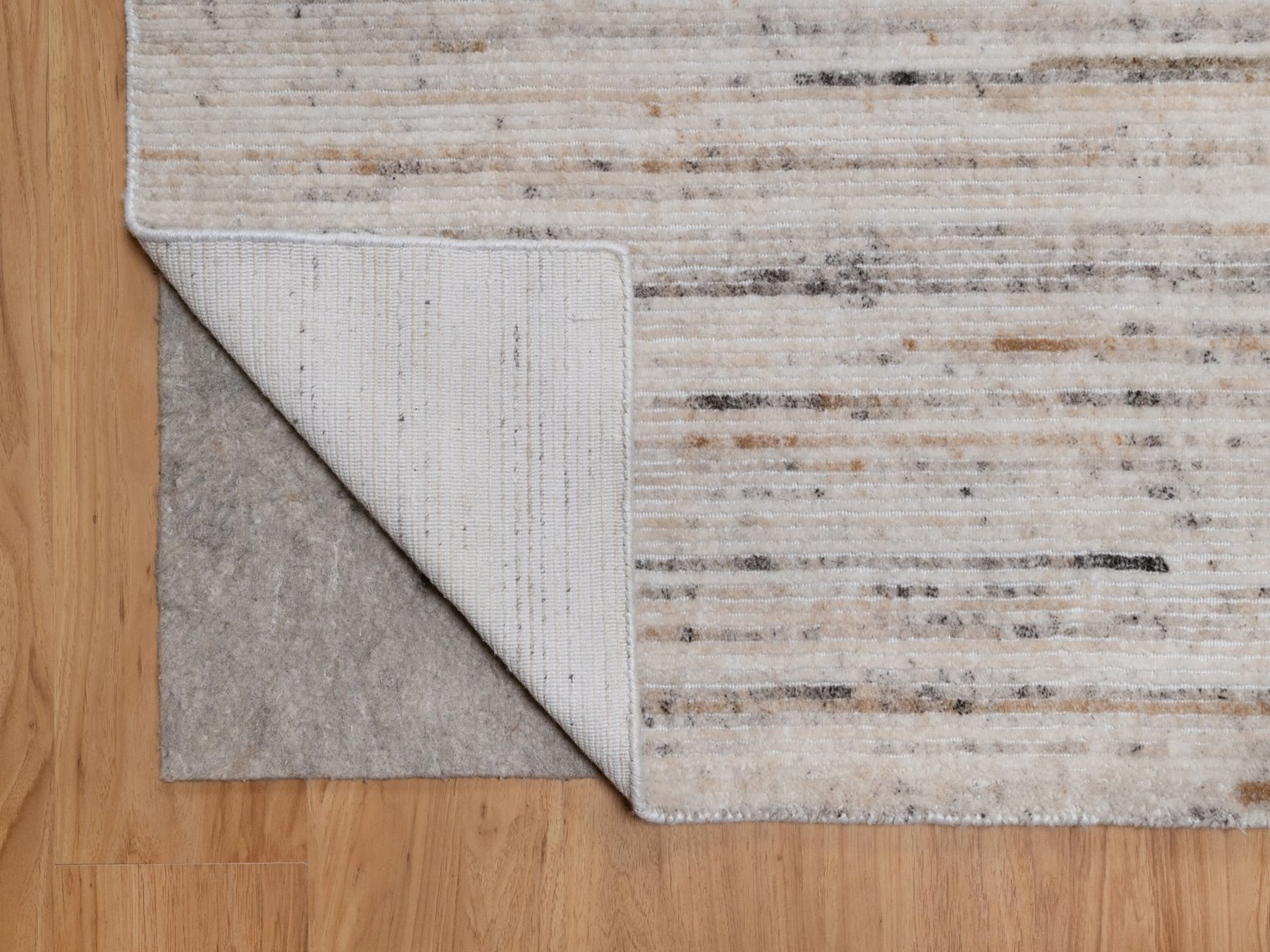 9'1"x12' Parchment White, Variegated Textured Modern Design, Indoor, Outdoor, Thick and Plush, Hand Loomed, Oriental Rug HR91873 - Image 4