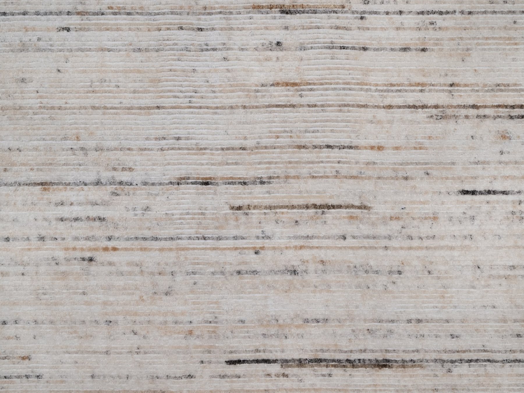 9'1"x12' Parchment White, Variegated Textured Modern Design, Indoor, Outdoor, Thick and Plush, Hand Loomed, Oriental Rug HR91873 - Image 8