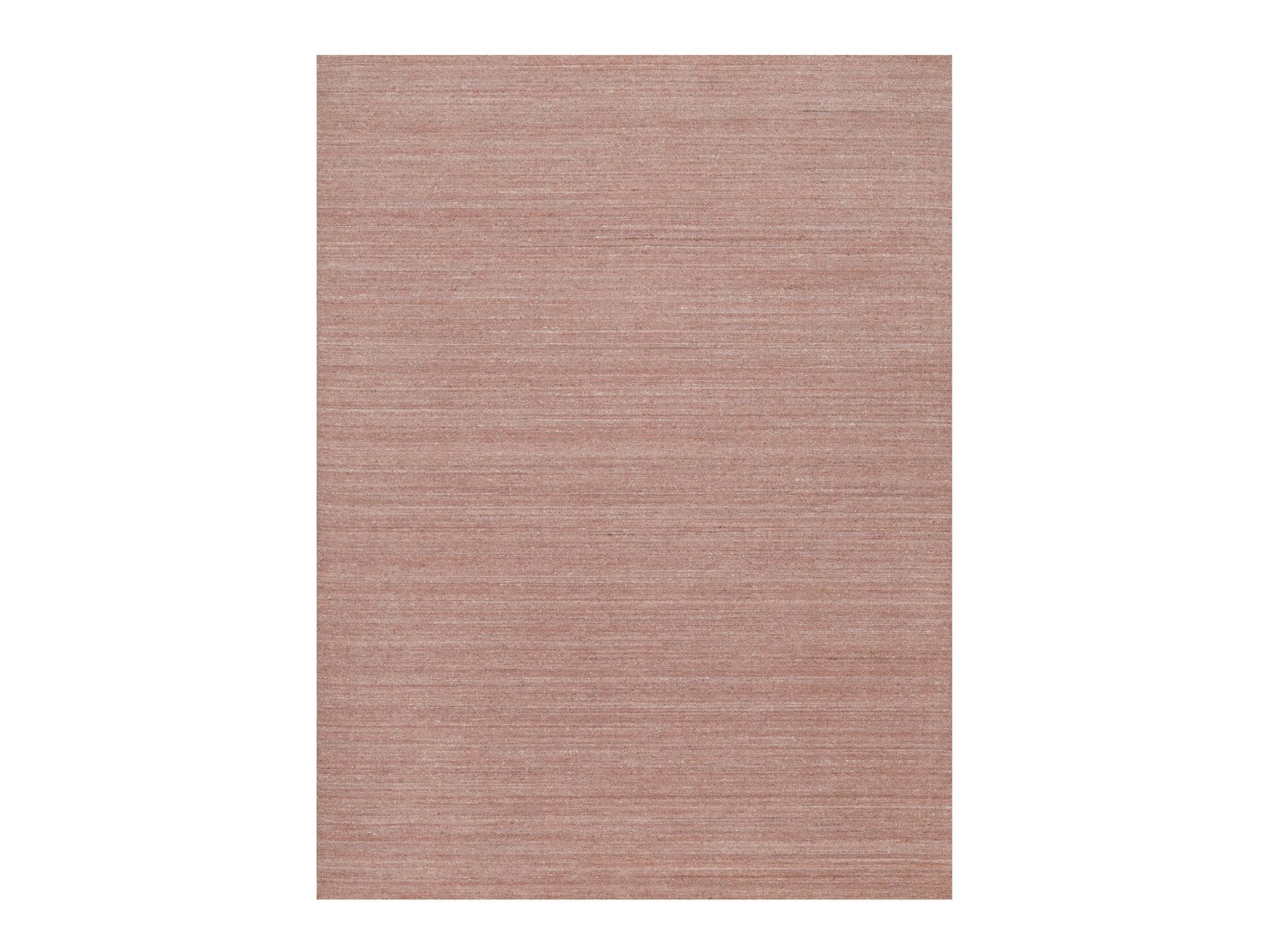 9'x12' Flamingo Pink, Soft Wool, Hand Loomed, Plain Modern Striae Design, Tone on Tone, Oriental Rug HR91196