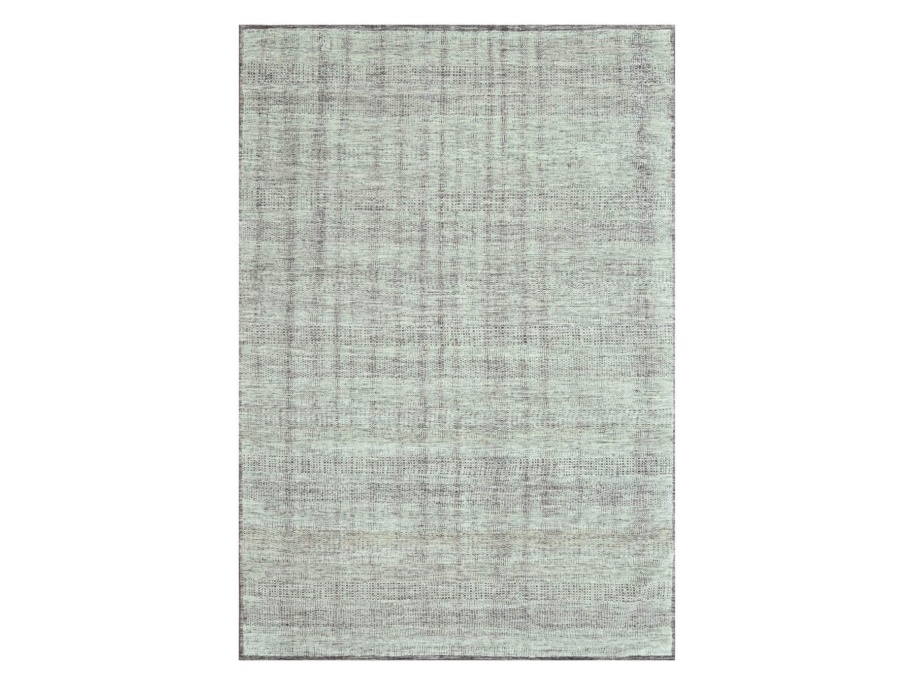 8'10"x11'10" Wine Red with Ivory, 100% Wool, Hand Knotted, Oxidized and Distressed Grass Design with Exposed Warps, Oriental Rug HR76982