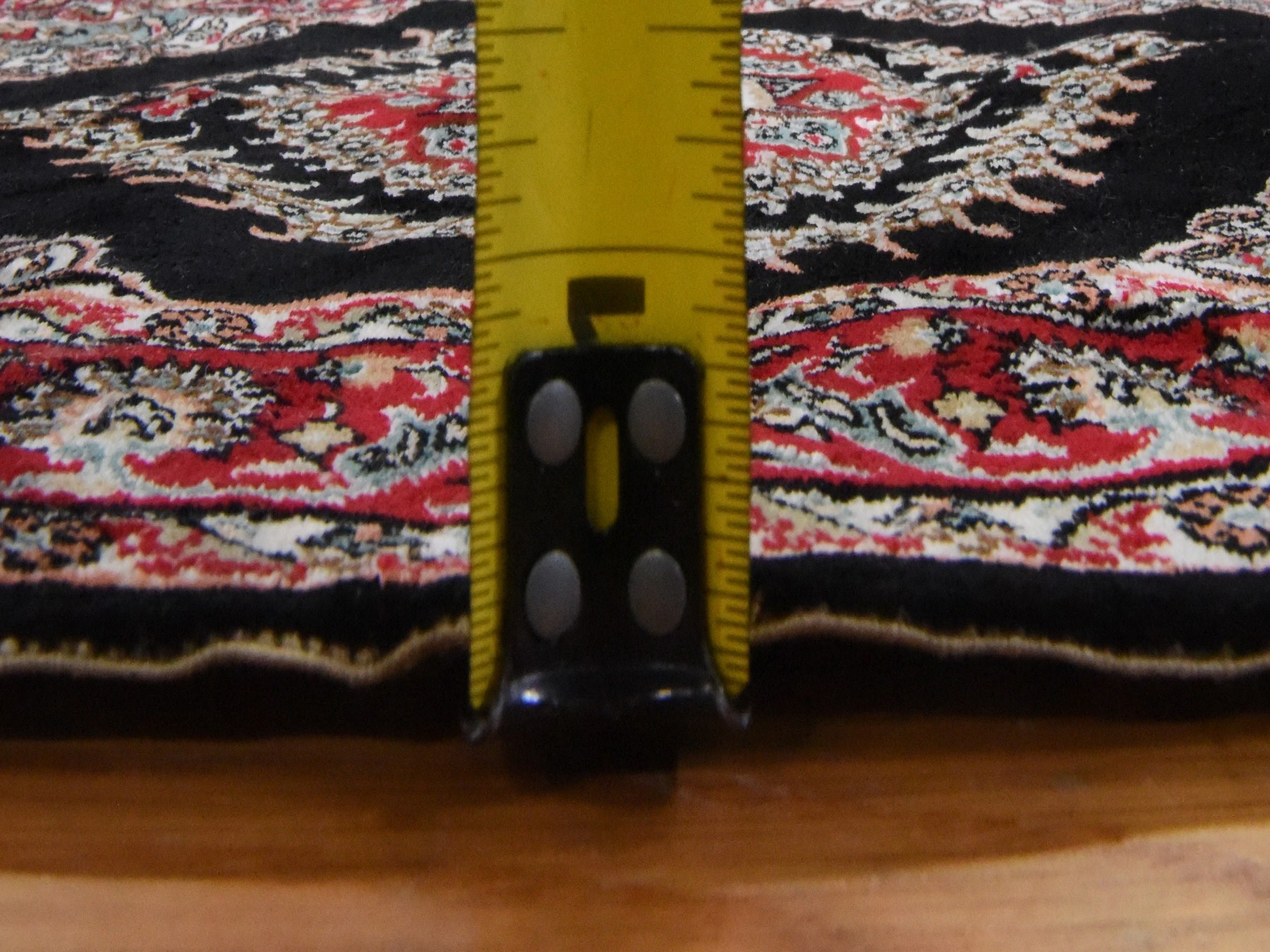 1'6"x2' Chocolate Brown, Chinese, Medallion Design, Pure Silk, Hand Knotted, 400 KPSI, Mat, Oriental Rug HR78592 - Image 8