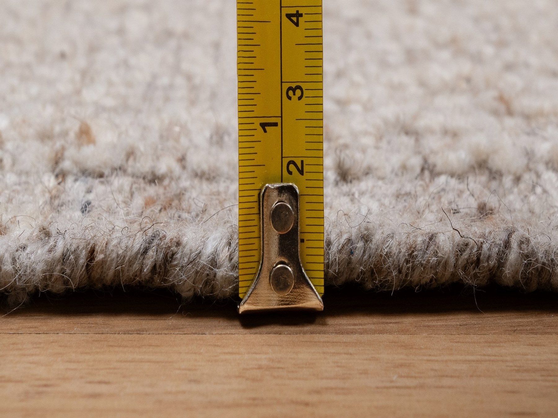 2'6"x11'10" Beaver Brown, Hand Knotted, Modern Variegated Design, Natural Undyed Wool, Piled Flat Weave, Tone on Tone, Textured, Runner, Oriental Rug HR92284 - Image 7