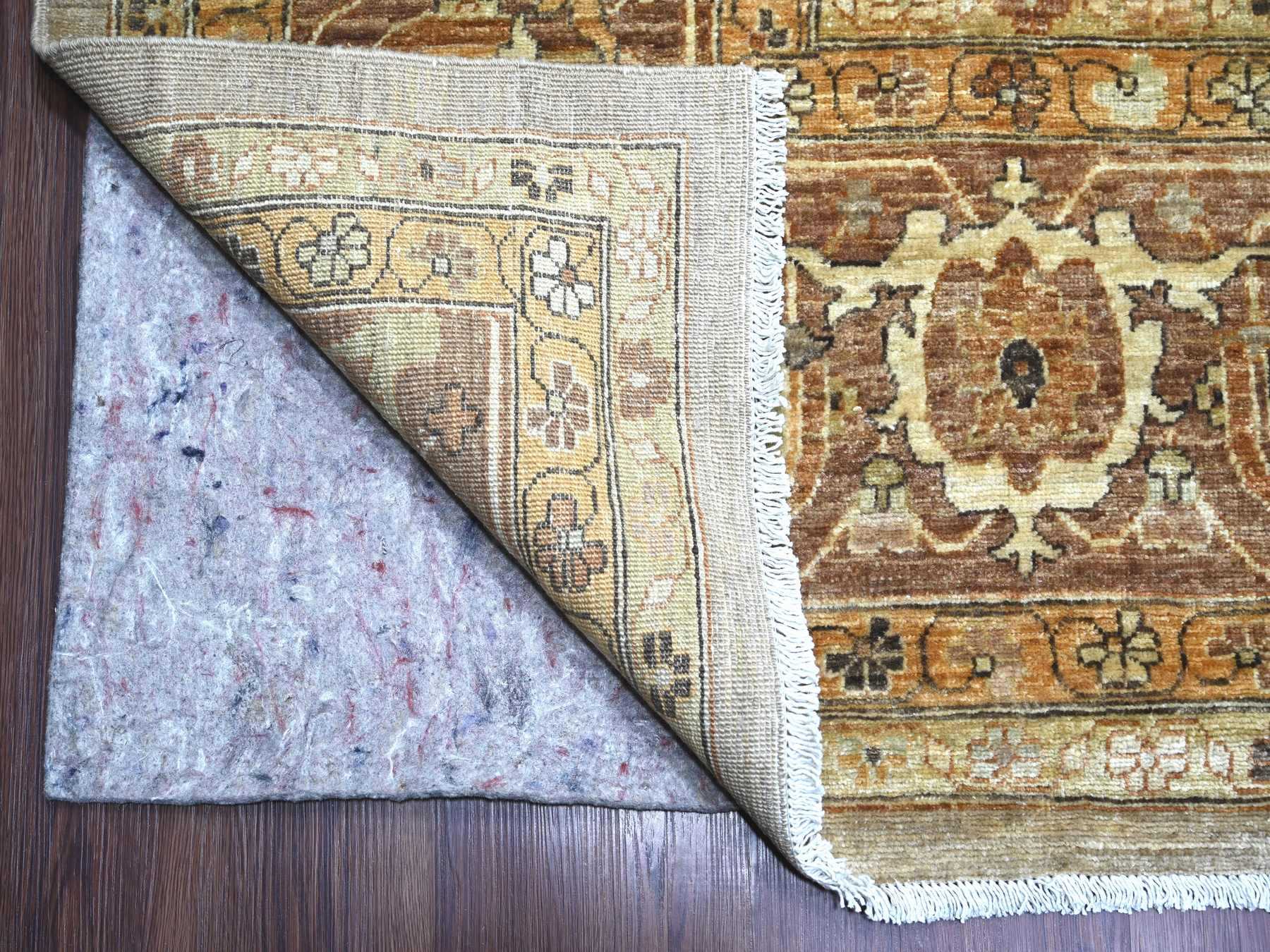 12'x15'4" Stone Gray, Peshawar with Bijar Garus Design, Hand Knotted, Natural Dyes, Densely Woven, 100% Wool, Oversized, XL, Oriental Rug HR22470 - Image 4