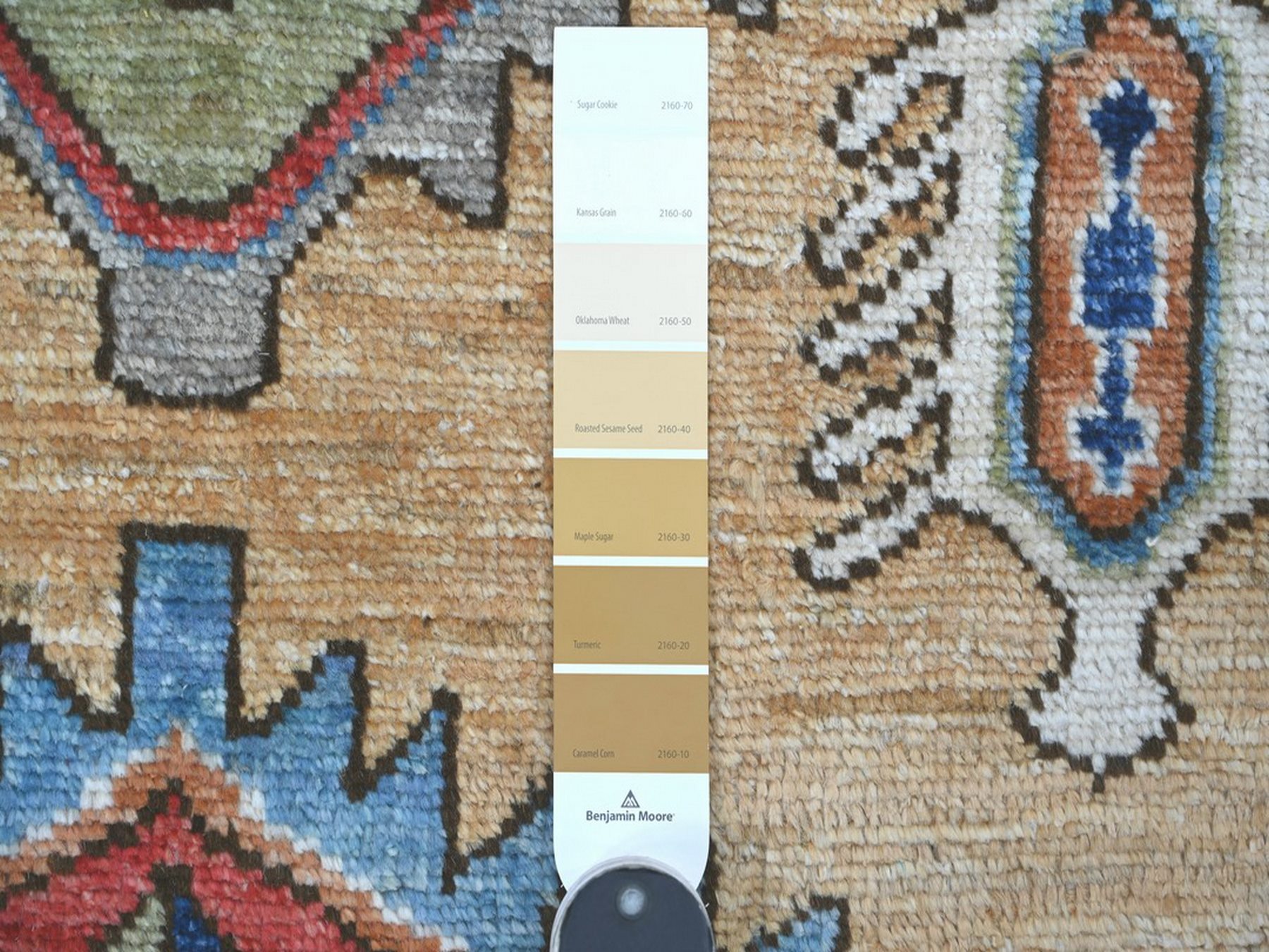 4'x11'6" Amber Brown, Anatolian Village Inspired Design with Large Medallions, Hand Knotted, Pure Wool, Vegetable Dyes, Wide Runner, Oriental Rug HR22520 - Image 3
