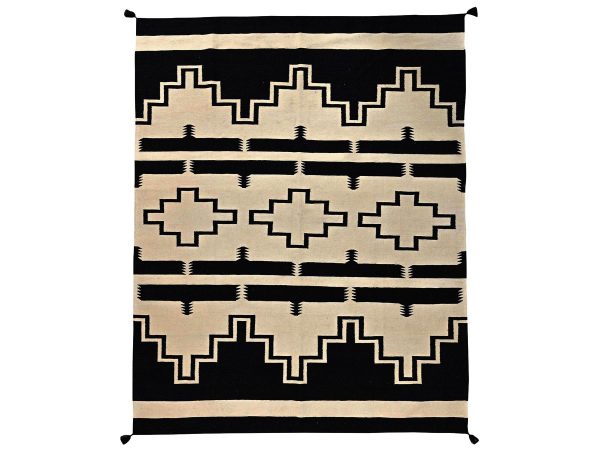 8'x10' Khaki Brown, American Indian Southwest Geometric Design, Flat Weave, Hand Woven, 100% Wool, Oriental Rug HR2692
