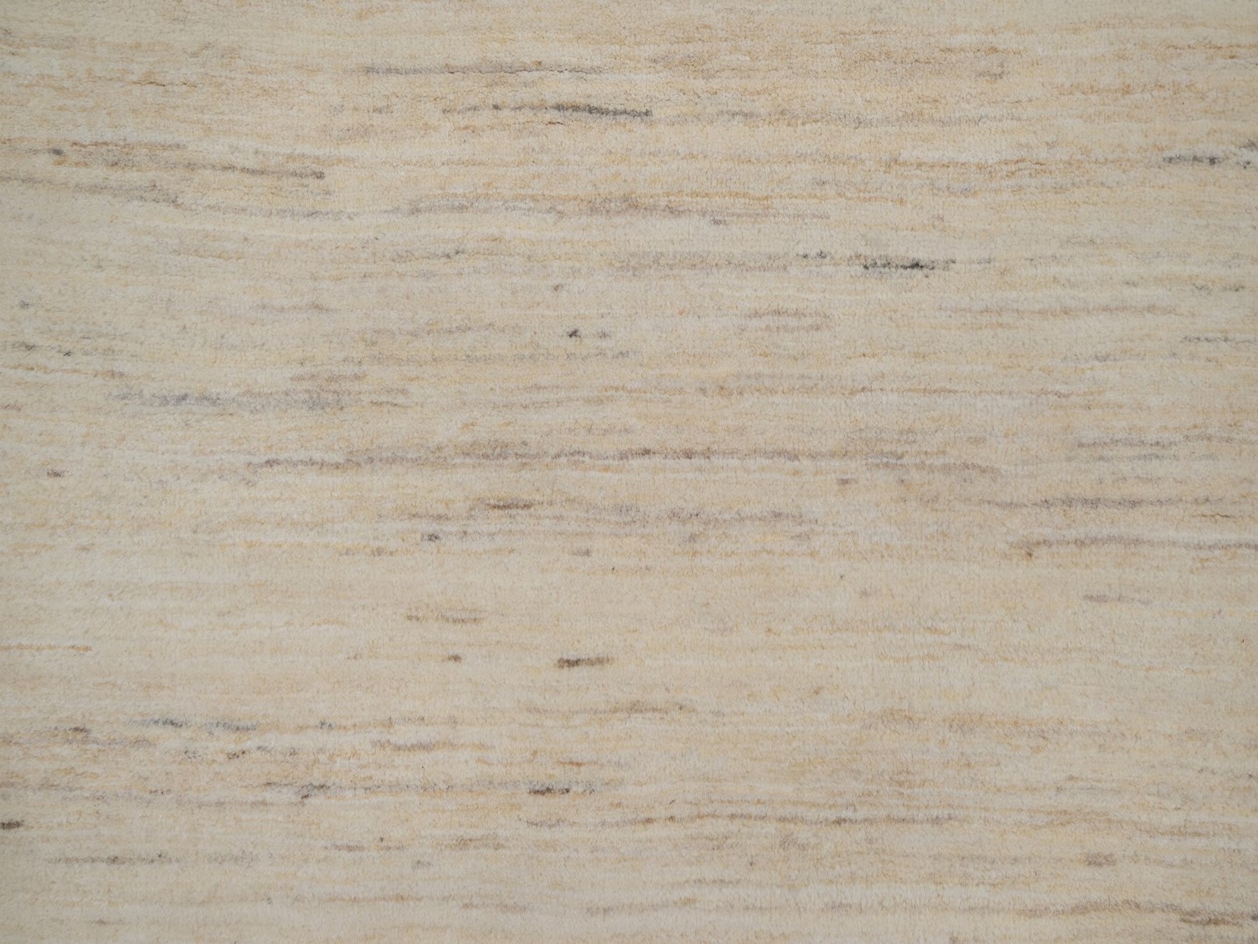 3'x5'2" Linen White, Modern, Plain Design, Lori Buft Gabbeh, Thick and Plush, Hand Knotted, Undyed Natural Wool, Oriental Rug HR92730 - Image 5