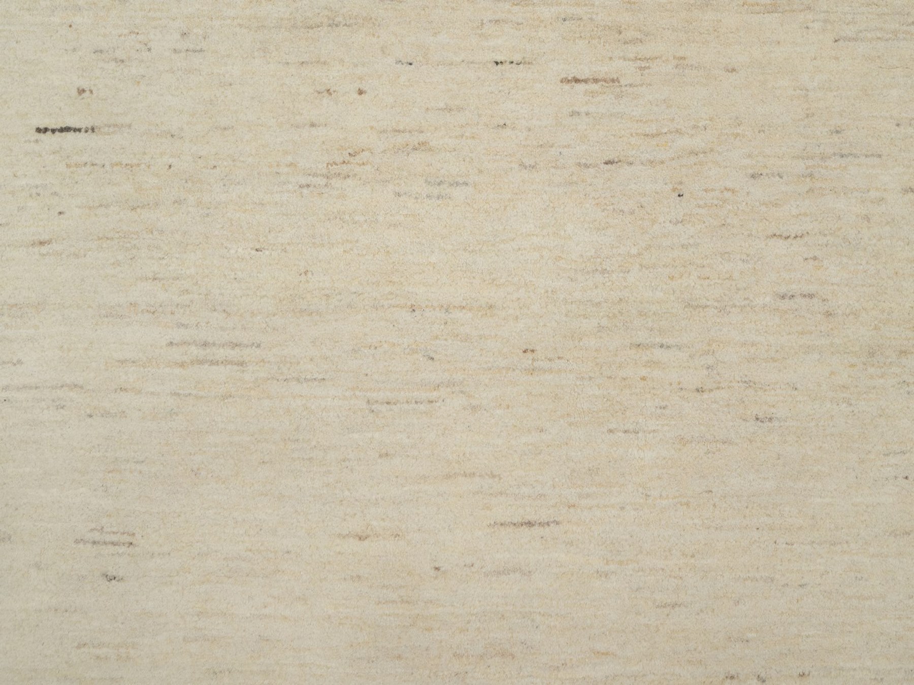 13'3"x13'3" Linen White, Modern, Plain Design, Lori Buft Gabbeh, Hand Knotted, Undyed Natural Wool, Thick and Plush, Square, Oriental Rug HR92749 - Image 8