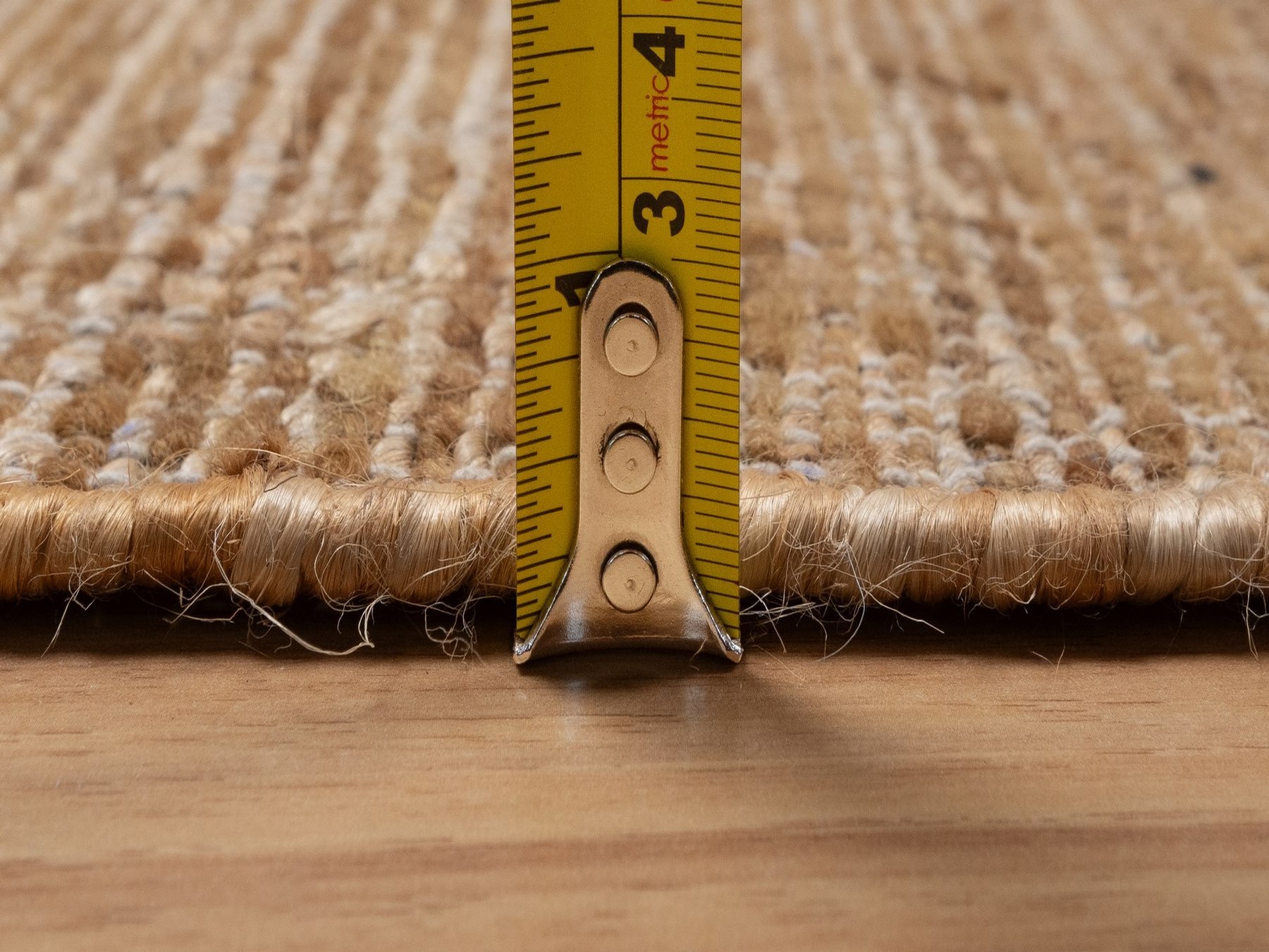 5'x8' Chipmunk Brown, Flat Weave, Durie Kilim with Geometric Design, 100% Wool, Hand Woven, Oriental Rug HR93011 - Image 7